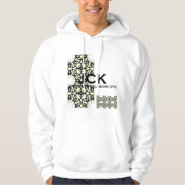 Deel één's caleidoscoop art veertien hoodie