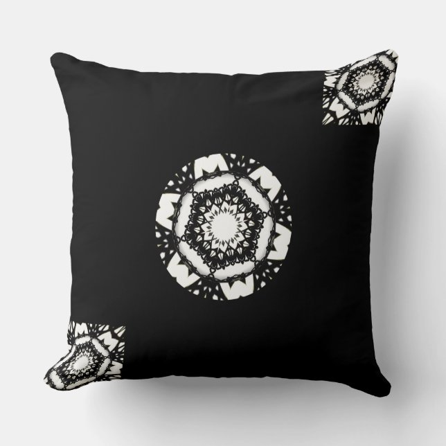 Deel een's caleidoscoop art vier kussen (Voorkant)