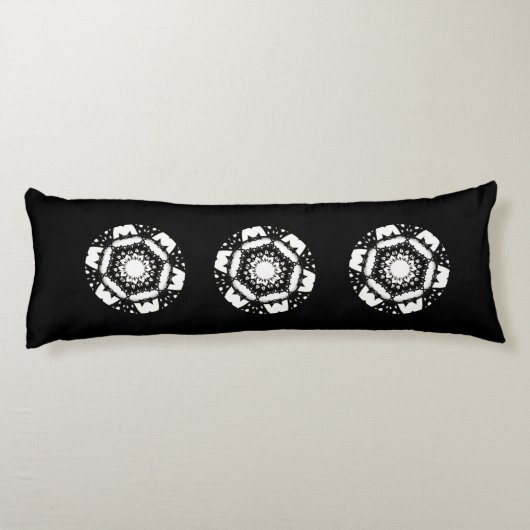 Deel een's caleidoscoop art vier lichaamskussen (Achterkant)