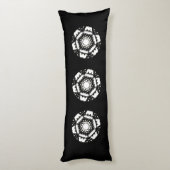 Deel een's caleidoscoop art vier lichaamskussen (Achterkant (Verticaal))