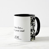 Deel een's caleidoscoop art vier mok (Voorkant rechts)