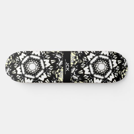 Deel een's caleidoscoop art vier persoonlijk skateboard (Horizontaal)