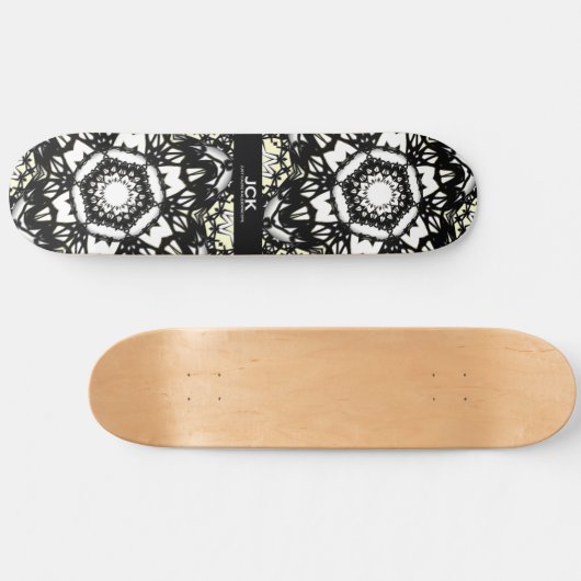 Deel een's caleidoscoop art vier persoonlijk skateboard (Horizontaal)