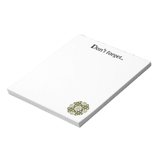 Deel één's caleidoscoop art. vijf notitieblok (Linkerzijde)