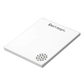 Deel één's caleidoscoop art vijftien notitieblok (Linkerzijde)