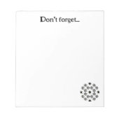 Deel één's caleidoscoop art vijftien notitieblok (Voorkant)