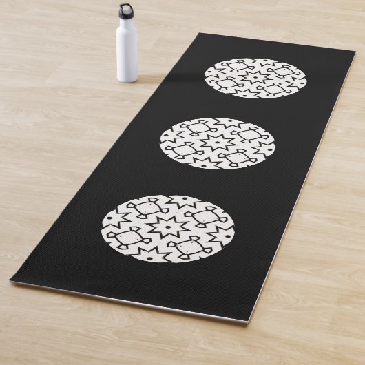 Deel één's caleidoscoop art vijftien yogamat (In situ)