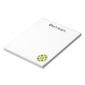 Deel één's caleidoscoop art zeven notitieblok (Linkerzijde)