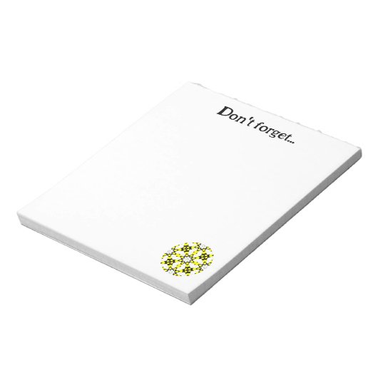 Deel één's caleidoscoop art zeven notitieblok (Linkerzijde)