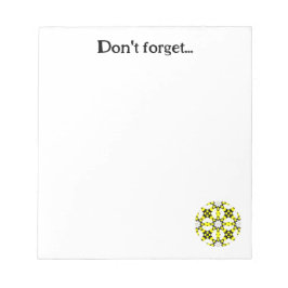 Deel één's caleidoscoop art zeven notitieblok