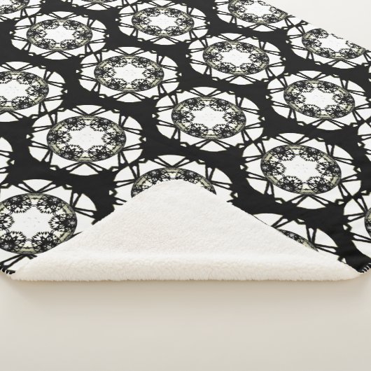 Deel één's caleidoscoop art zeven sherpa deken (3/4)