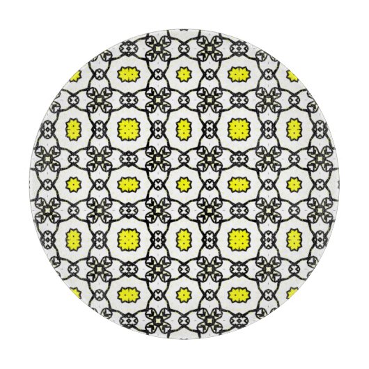 Deel één's caleidoscoop art zeven snijplank (Voorkant)