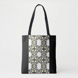Deel één's caleidoscoop art zeven tote bag