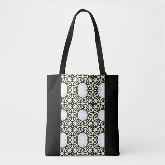 Deel één's caleidoscoop art zeven tote bag (Voorkant)