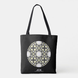 Deel één's caleidoscoop art zeven tote bag