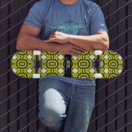 Deel één's caleidoscoop art zeventien persoonlijk skateboard