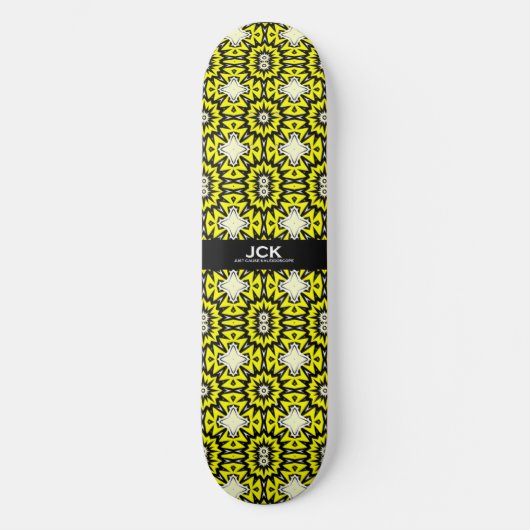 Deel één's caleidoscoop art zeventien persoonlijk skateboard (Voorkant)