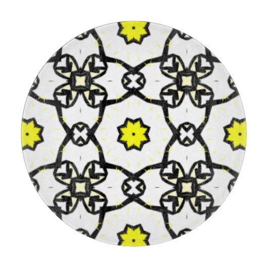 Deel één's caleidoscoop art zeventien snijplank (Voorkant)