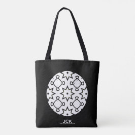 Deel één's caleidoscoop art zeventien tote bag