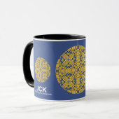 Deel elf's caleidoscoop art one mok (Voorkant links)