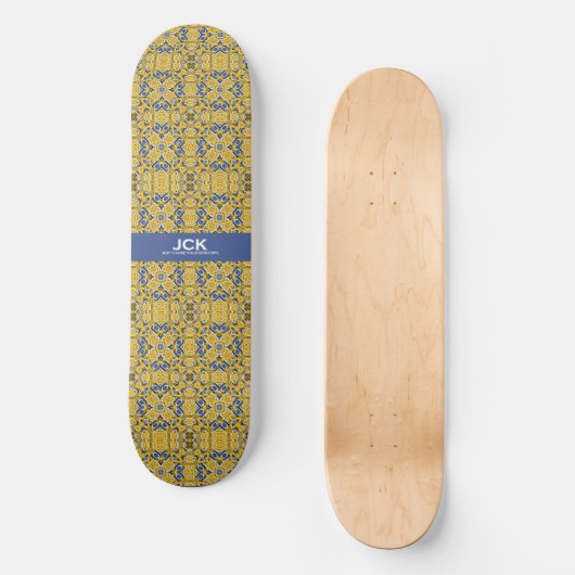 Deel elf's caleidoscoop art one persoonlijk skateboard (Voorkant)