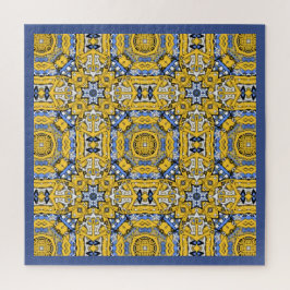 Deel elf's caleidoscoop art twee legpuzzel