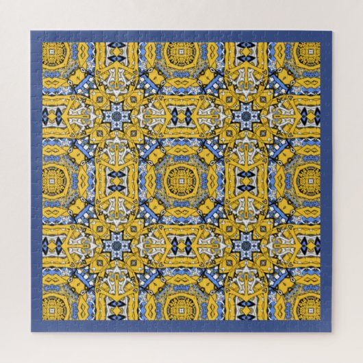Deel elf's caleidoscoop art twee legpuzzel (Verticaal)