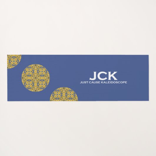 Deel elf's caleidoscoop art twee yogamat (Achterkant (horizontaal))