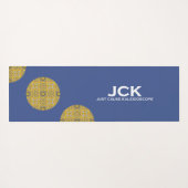 Deel elf's caleidoscoop kunst negen yogamat (Achterkant (horizontaal))