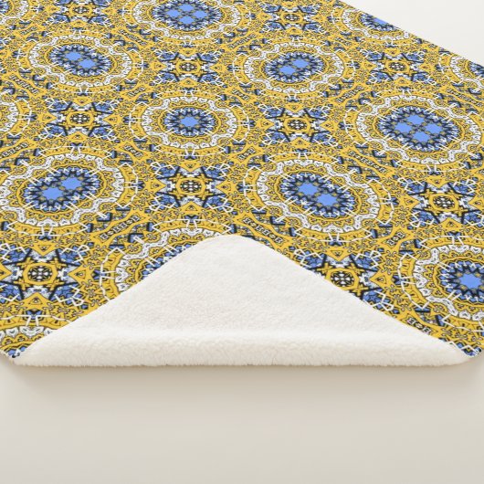 Deel elf's caleidoscoop kunst tweeëntwintig sherpa deken (3/4)