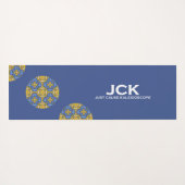 Deel elf's caleidoscoop kunst vierentwintig yogamat (Achterkant (horizontaal))