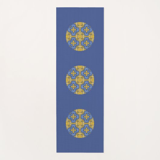 Deel elf's caleidoscoop kunst vierentwintig yogamat (Voorkant)