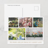 Deel foto's van de schoonheid van uw tuin Briefkaa Briefkaart (Voorkant / Achterkant)