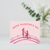 Deel het briefkaart van je Valentijnse liefde (Staand voorkant)