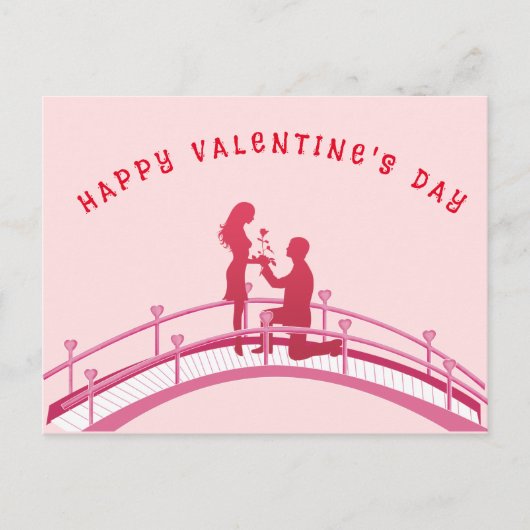 Deel het briefkaart van je Valentijnse liefde (Voorkant)