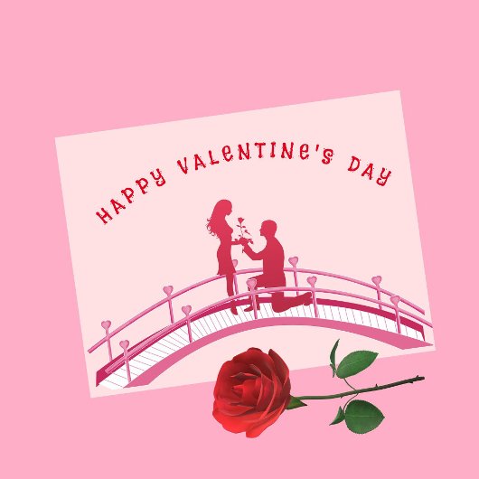 Deel het briefkaart van je Valentijnse liefde