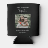 Deel het Geluk samen Moderne Foto Eenvoudige Blikjeskoeler (Voorkant)