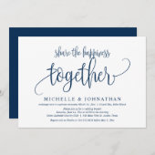 Deel het geluk samen, Trouwen zonder publiek  I Kaart (Voorkant / Achterkant)