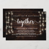 Deel het geluk, Trouwdiner, Vluchten Kaart (Voorkant / Achterkant)