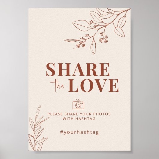 Deel het Liefde Weddenschap Poster (Voorkant)