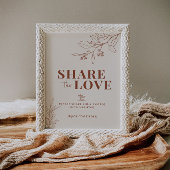 Deel het Liefde Weddenschap Poster