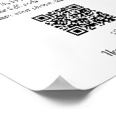 Deel het Love Photo Album QR Code Poster (Hoek)