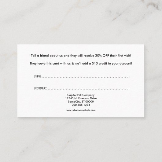 Deel het Love Referral Programma (Achterkant)