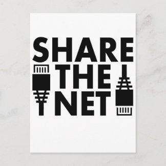 Deel het Netwerk Briefkaart