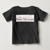 Deel het Shirt van Lovey Baby Raglan (Voorkant)