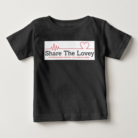 Deel het Shirt van Lovey Baby Raglan (Voorkant)