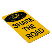 Deel het verkeersbord van de fietsweg magneet (Rechterzijde)