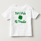 Deel Iers, alle problemen op de St. Patrick's Day Kinder Shirts (Voorkant)