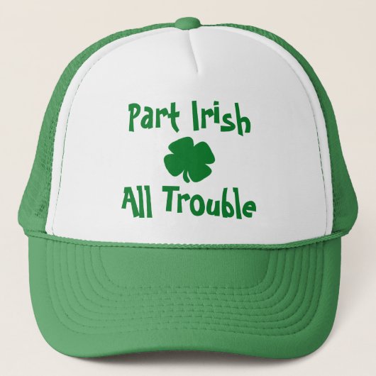Deel Iers, alle problemen op de St. Patrick's Day Trucker Pet (Voorkant)