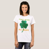 Deel Irish All Lucky Shamrock T-shirt (Voorkant volledig)